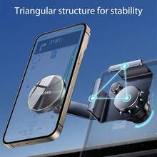 LCARS新款铝合金车载手机支架，适用于/Y型电动汽车智能触摸屏，多角度可调，磁吸式导航支架，含铁板 - C01+SU7 - 查看 5