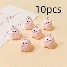 10pcs/20pcs Artificial Coffee Bean Shaped Beads Suitable For DIY Jewelry Making Pendants, Earrings, Necklaces, Bracelets, Keychains, Bag Charms, Resin Crafts - Multicolor - View 6