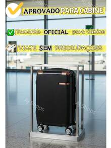 Carry-On Suitcase 55 X 35 X 25 Anac Standard With Zipper, ABS Extender, 360° Wheels, Takes Into The Cabin, Resistant Beige Ygm Suitcases - 金色 - 查看 7