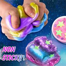 1 Box Galaxy Mud Toy Set, Creative Stress Relief Toy, DIY Mud Toy Gift Suitable For Boys And Girls - Multicolor - View 3