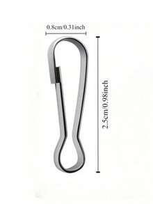 100 chiếc móc treo trần trong suốt tự dính, không cần khoan, móc treo gắn trần kèm kẹp cờ, thích hợp cho phòng ngủ, phòng tắm, phòng khách, xe hơi và các dịp khác. - Bạc - Xem 6