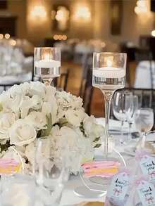 30件/15件粉色心形化妆镜礼盒套装 - 内含5/10个化妆镜、5/10张感谢卡和5/10个欧根纱袋。适合作为婚礼礼物、下午茶礼物、生日派对礼物、新娘送礼会礼物、情人节礼物和派对回礼。 - 均碼 - 查看 7