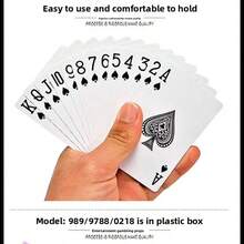 1/2PCS Poker Cards, Card Games, Luxury Poker Card Set - PVC Poker Cards Unique Design, Suitable For All Card Games And Outdoor Entertainment, Holiday Gift, Vacation Gift. - Multicolor - View 8