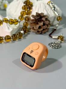 New Customized Mini Electronic Ring Counter, Simple And Lightweight Design With LED Digital Display, Widely Applicable For Daily Prayer, Warehouse Counting, Business Events, Scenic Spot Traffic Statistics, Festival Gifts And Long Battery Life For Prolonged Use - Multicolor - View 6
