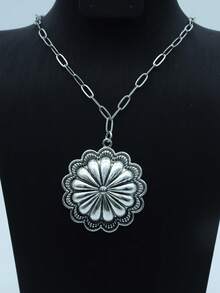 1件新款印花圆形菱形几何朋克风男士吊坠项链 - 項鍊 - 查看 24