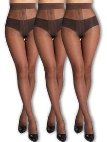 Quần tất cạp cao không đường may màu da, thoải mái, cỡ lớn, trong suốt, định hình vóc dáng, gợi cảm, màu da tự nhiên, phù hợp cho tiệc tùng và mặc hàng ngày. - Nhiều màu - Xem 11