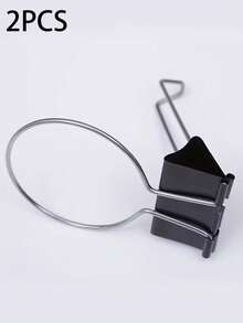 1pc/2pcs New Multifunctional Cup Holder Clip, Suitable For Office Desk, Can Be Used As Pen Holder And Storage Rack With Versatile Hooks - A - View 12