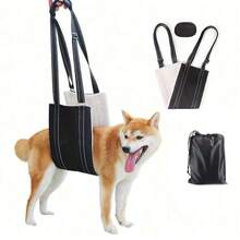 Dog Walking Assistance Harness, Soft Plush Elderly/Injured Dog Assistance Harness, Breathable Rehabilitation Care Harness, Disabled Dog Stairs & Car Assistance Harness, Rear Leg Assistance Harness - Multicolor - View 8