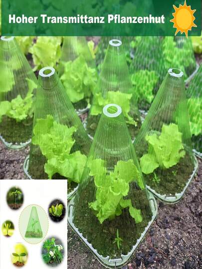 Plant Seedling Cover Protective Guard For Seedlings Frost Protection Windproof Cold Proof Cover For Vegetable Seedlings Melon Seedlings