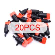 Horticultural Drip Irrigation System Red Adjustable Flow Fat Drip Head Garden Irrigation Automatic Waterer Drip Nozzle Connected To 4/7mm Hairpipe - Automatic Drip Irrigation - View 7