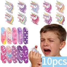 10/20/40/60pcs Unicorn Pattern Bandages, Cartoon Hemostatic Stickers, Breathable Comfortable Multi-Pattern Bandages, Suitable For Protecting Minor Abrasions, Skin Abrasions, Blisters And Fun Wound Protection - View 14