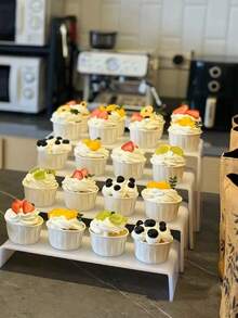 50/100个装纸杯蛋糕衬垫，迷你纸质烘焙杯，一次性玛芬蛋糕衬垫，纸杯蛋糕托架和烘焙工具，蛋糕纸杯，甜点DIY烘焙，适用于婚礼、婴儿派对、生日派对、各种庆祝活动 - 彩色 - 查看 12