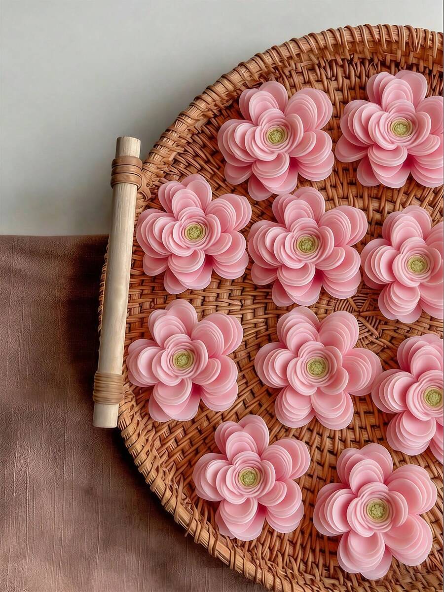 3D毛茛花 | 奥斯汀玫瑰硅胶模具，蜡烛和肥皂制作DIY工具 | 多层花瓣逼真花朵模具 | 耐热易脱模 | 家用和商用创意花卉装饰树脂石膏硅胶模具 - 奧斯汀&毛茛花朵模具 - 查看 1