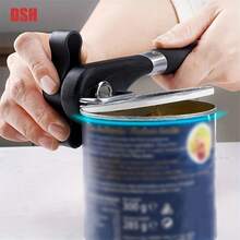 Manual Safety Can Opener, Stainless Steel Multi-Function Side Cut Can Opener, Easy Operation Kitchen Essential, Includes Bonus Bottle Opener - 查看 9