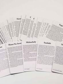 The Box Of Emotions - 80 Cards, Emotional Healing Card Game, 10.3X6cm Tabletop Game Cards, Romantic Healing, Suitable For Weddings, Music Festivals, Halloween, Christmas, Valentine's Day, Ramadan, Easter, April Fools' Day - 1pcs - View 7