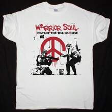WARRIOR SOUL DESTROY THE WAR MACHINE NEW WHITE T SHIRT - White - View 1