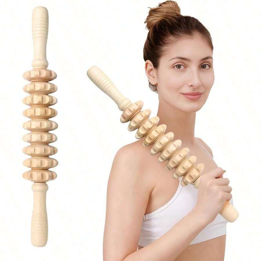 Que massage cầm tay, thích hợp cho massage toàn thân, dụng cụ massage, đồ dùng massage, massage thể dục, thiết kế nhỏ gọn, tiện dụng. - Nhiều màu - Xem 1