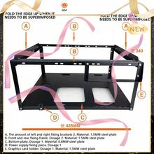 E02 Stackable Open Air Test Bench DIY PC Chassis Fits ATX EATX X79 X99 Mobo From Ddfo - View 6