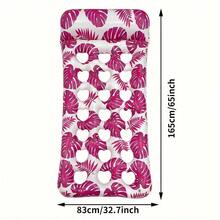 1pc Printed Inflatable Lounger Hammock, Inflatable Float, Pool Float, Beach Essential - Water Rest Area - View 6