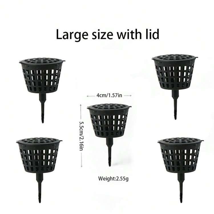 5pcs Black Fertilizer Boxes, Gardening Tools Fertilizer Boxes Suitable For Applying Fertilizer To Yard Plants - 5pcs - View 13