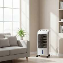 Interior Máy điều hòa 80W, 26x24x57cm, trắng/xám, bình chứa 3.5L, 3 tốc độ, xoay 360° - Trắng và xám - Xem 9