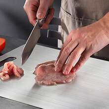 High-Quality Stainless Steel Cutting Board Set - Durable, Easy To Clean, Essential For Kitchen And Outdoor, Space-Saving, Anti-Rust, Suitable For Food - Silver - View 7