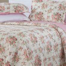 Queen Size Double-Sided Bedspread Set (3 Pieces) 2.40m X 2.60m With Pillowcases Rozac Liz - Liz 6 - View 7