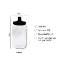 Cilindro de Chupón Dulcero 30 Pz | 500ml | CIlindro para Fiesta Tarro Bote | Personalizable - Neblina azul - Ver 3
