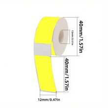 P15 Label Printer Sticker 12*40mm Label Tape Thermal Printer Paper 160pcs/Roll Compatible Phomemo D30 Marklife P12 P11 Labelle - 12*40 - View 14