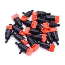 Horticultural Drip Irrigation System Red Adjustable Flow Fat Drip Head Garden Irrigation Automatic Waterer Drip Nozzle Connected To 4/7mm Hairpipe - Automatic Drip Irrigation - View 8