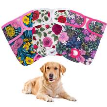 Washable Dog Diapers, High-Quality Reusable Diapers Designed For Female Dogs In Heat - Highly Absorbent Dog Diapers For Pet Incontinence - Multicolor - View 4