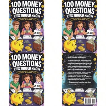Btdsrgr100 Money Questions Should Know: A Fun And Simple Money Workbook To Build Smart Money Skills For Ages 69dhbtd