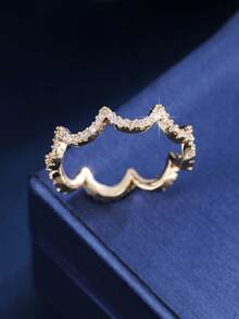 1pc Women's Single Hoop Ring, Suitable For Daily Wear - Ring - View 10