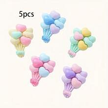 5pcs/10pcs/12pcs Hot Air Balloon Fridge Magnets, Creative Cute Magnetic Stickers For Home, Kitchen Decor, Refrigerator, Whiteboard, Storage Cabinet, Dishwasher, Durable Magnets, Decorative Magnets, Home Decor, Perfect Gift Choice - Multicolor - View 7