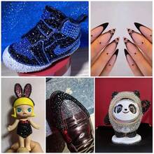 adornos de uñas - Negro - Ver 4