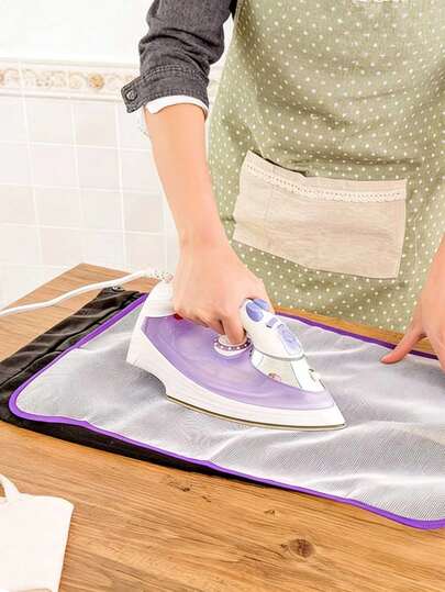 耐热熨烫垫，加厚塑料熨衣板垫，防滑表面，均匀导热，保护精致面料免受烫伤和反光，兼容标准熨斗