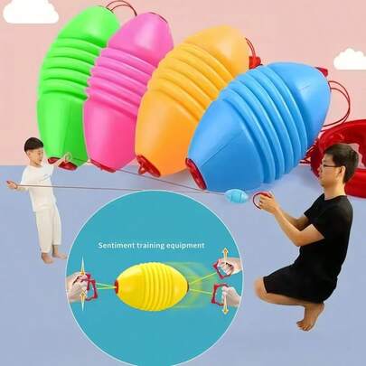 1pc Family Outdoor Interactive Tug-Of-War Ball Toys, Parent-Child Bonding Interaction Games, Arm Strength Exercise Sensory Training Toys, Enhances Motor Skills, Coordination & Physical Fitness For Kids, Fun Outdoor Playthings For Home Garden Backyard Lawn Activities, Perfect Holiday Gifts For Halloween Christmas Easter Birthday Party Favors For Boys Girls