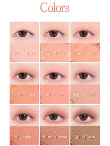 Dasique 9-Color Eyeshadow Palette, High Pigmentation, Long-Lasting, Suitable For Graduation, Birthday Party, Beginner-Friendly, Smooth Application, Plant-Based Formula, Cruelty-Free, Rose Girl Charm Colors, Christmas Gift For Her, Fashion Cosmetic Brand, Back To School, Bridal Wedding, Summer, Valentine's Day, Vacation - #32 Milky Apricot - 查看 10