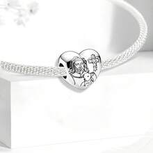 1颗925纯银耶稣救赎珠，适合手链项链DIY饰品制作，可作为礼物送给朋友 - 集合2 - 查看 10