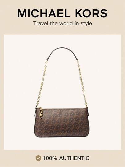 Michael Kors Bolso de hombro con cremallera única de tamaño pequeño de la marca  para mujeres