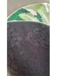 1件绿色叶子图案柔软吸水蓬松浴室地垫，适用于家居装饰、入口和室内防护，可用作浴室地垫、浴室地毯、门垫、小地毯、地毯、垫子、家居装饰、小地毯、户外地垫、家居装饰、地毯、卧室地毯，可水洗地毯 - 多色 - 查看 9