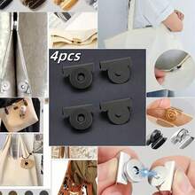 6/2pcs Stainless Steel Magnetic Clasps Are Suitable For Various Applications Such As Bags, Jewelry Boxes, And Curtains. They Are Durable, Easy To Operate, And Provide A Secure Closure. Features Include A Streamlined Metallic Finish, A Robust Structure, And Magnetic Closure. - Multicolor - View 10