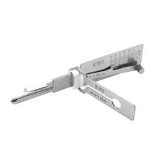 suli Professional KW5 2-In-1 Stainless Steel Key Decoder Portable Locksmith Tool With Precision Hook & O-Ring Pickup Repair Kit - 1pc - View 8