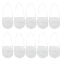 chuanwa（2） 1/5/10 Pairs Women's Transparent Lace Embroidered Low-Cut Forefoot Invisible Liner Socks, Soft Breathable Casual Boat Socks - Multicolor - View 10