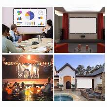 Máy chiếu di động HY200 mới nhất năm 2026 - Độ phân giải 1080P, kết nối mạng không dây 2.4G, phù hợp với nhiều mục đích sử dụng như xem phim tại nhà, chơi game và thuyết trình, họp văn phòng, phòng khách, phòng ngủ, cắm trại, hoạt động ngoài trời, lễ hội âm nhạc, tiệc tùng. (Khoảng cách chiếu tốt nhất: 0.4m-1.3 mét, máy chiếu nên hoạt động ở công suất định mức, đảm bảo tắt đèn trong nhà và sử dụng màn chiếu, nếu không có thể ảnh hưởng đến hiệu quả chiếu). - Nhiều màu - Xem 10