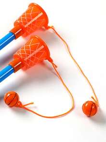 1pc Basketball Shaped Ballpoint Pen, Cartoon Creative Student Toy Pen, Fun And Interesting School Supplies, New Semester - Fun Basketball Shooting Pen - View 5