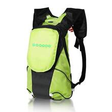 5升USB充电遥控信号灯骑行背包，LED转向灯背包，适用于自行车、滑板，安全警示，绿色 - 綠色 - 查看 4