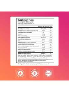 Happy Mammoth MenoDaily – Menopause Support For Women. Promotes Temperature Balance, Cool Comfort & Emotional Regulation. Hormone-Free Formula. 72 Capsules. - 1 - View 4