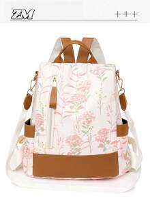 Premium Anti-Theft Women's Backpack; Latest Personalized Casual Soft Genuine Leather Women's Backpack; Large Capacity Expandable Multi-Function Travel Backpack; Multipurpose Student Backpack - Multicolor - View 10