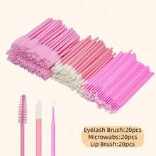 Eyelash Extension Supplies Set, Includes Disposable Eyelash Brushes, Micro Cotton Swab Brushes, Mascara Brushes, Lip Brushes, 60/150/300/450/600 Pcs - Multicolor - View 19